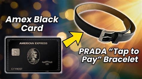 prada payment bracelet|Prada band black card.